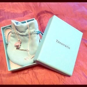 Tiffany’s vintage cupcake charm necklace
